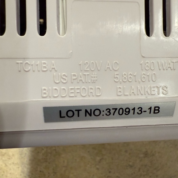 Biddeford Living Quarters TC11BA Heated Electric Blanket Control 4 Prong Tested - Picture 7 of 8